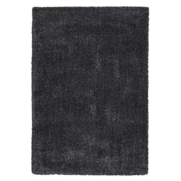 Sierra 9000 Plush Soft High-Density Stain-Resistant Plain Textured Polypropylene Shaggy Dark Grey Rug-Think Rugs-Rug Love - The Most Loved Rug Store